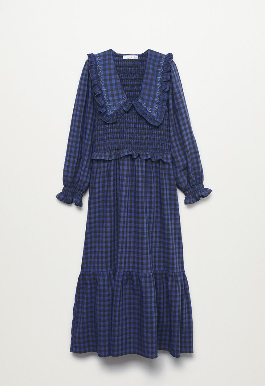 MANGO - Dress reserve - medium blue