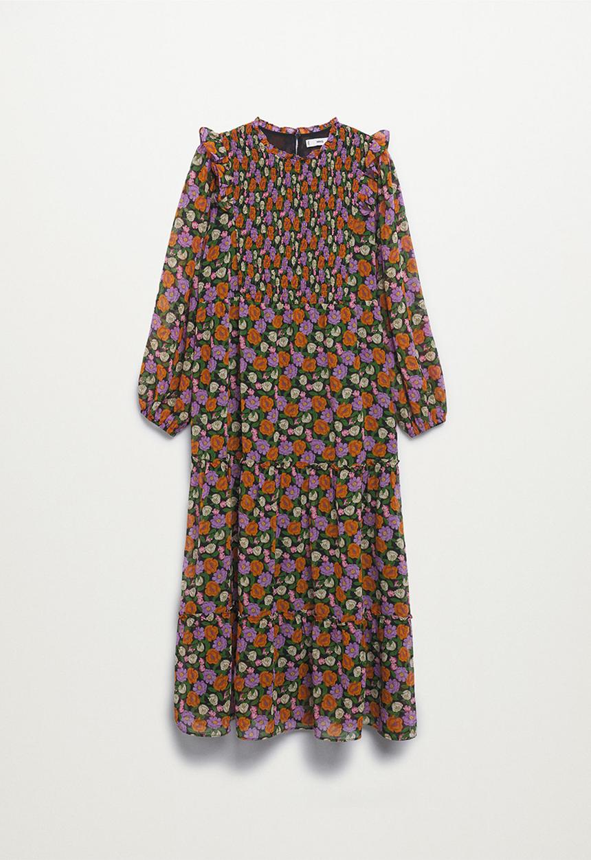 MANGO - Dress margot - orange