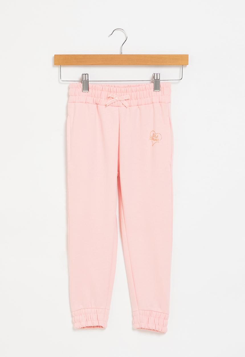 MINOTI - Girls basic fleece jogpant - pink
