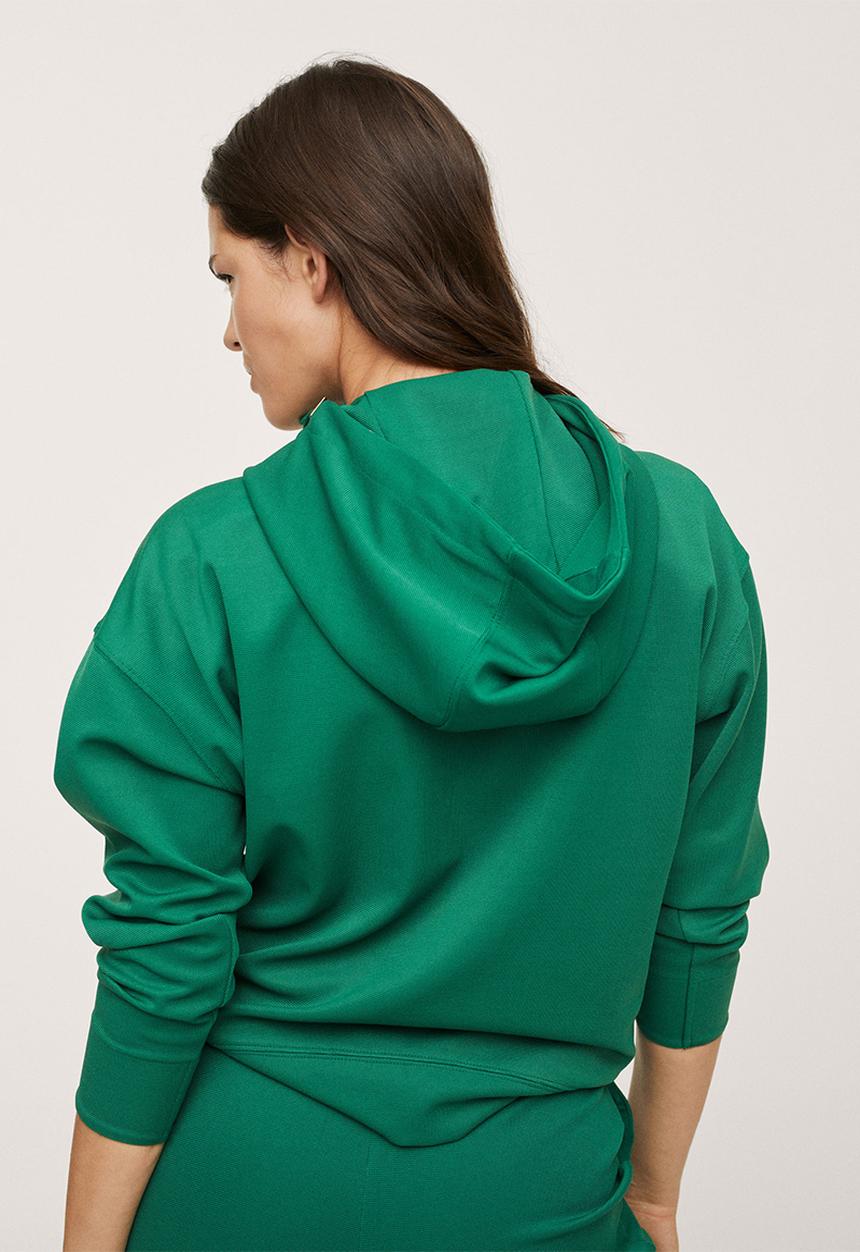 MANGO - Sweatshirt florida - dark green