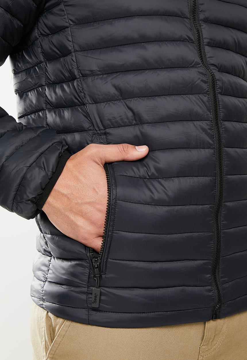 JEEP - Nylon puffer jacket - black