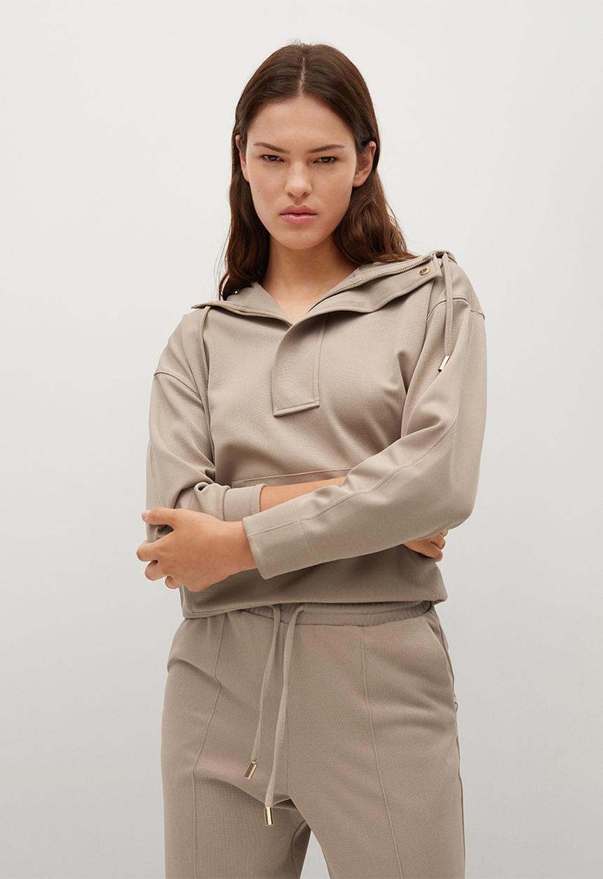 MANGO - Sweatshirt florida - light pastel grey