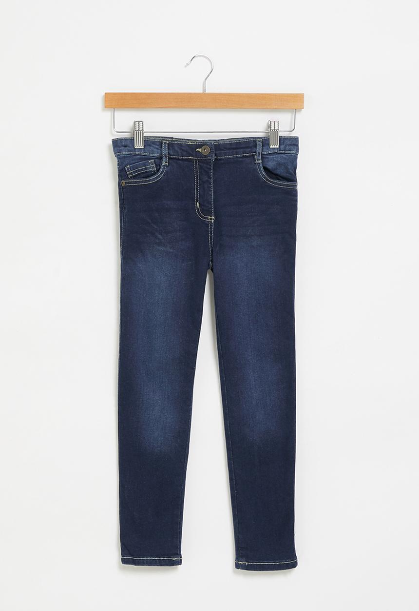 MINOTI - Girls basic regular denim jean - dark blue