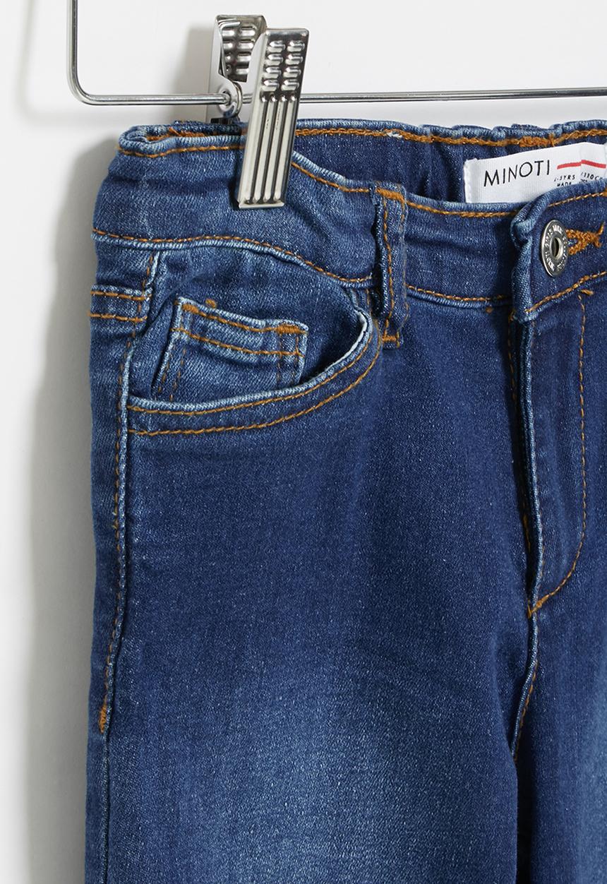 MINOTI - Girls deep blue basic skinny jean - blue 