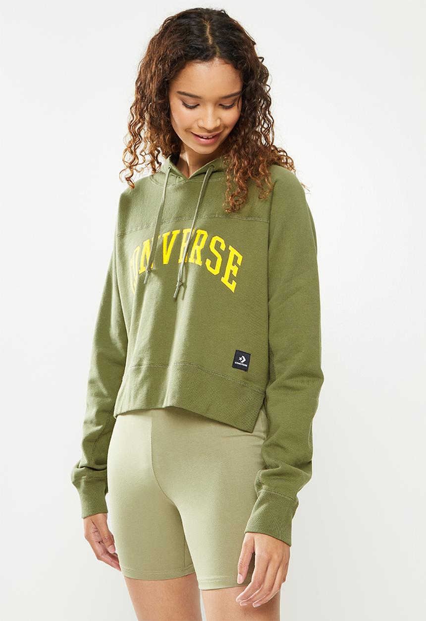 Converse - Converse essentials mid pullover hoodie - green 