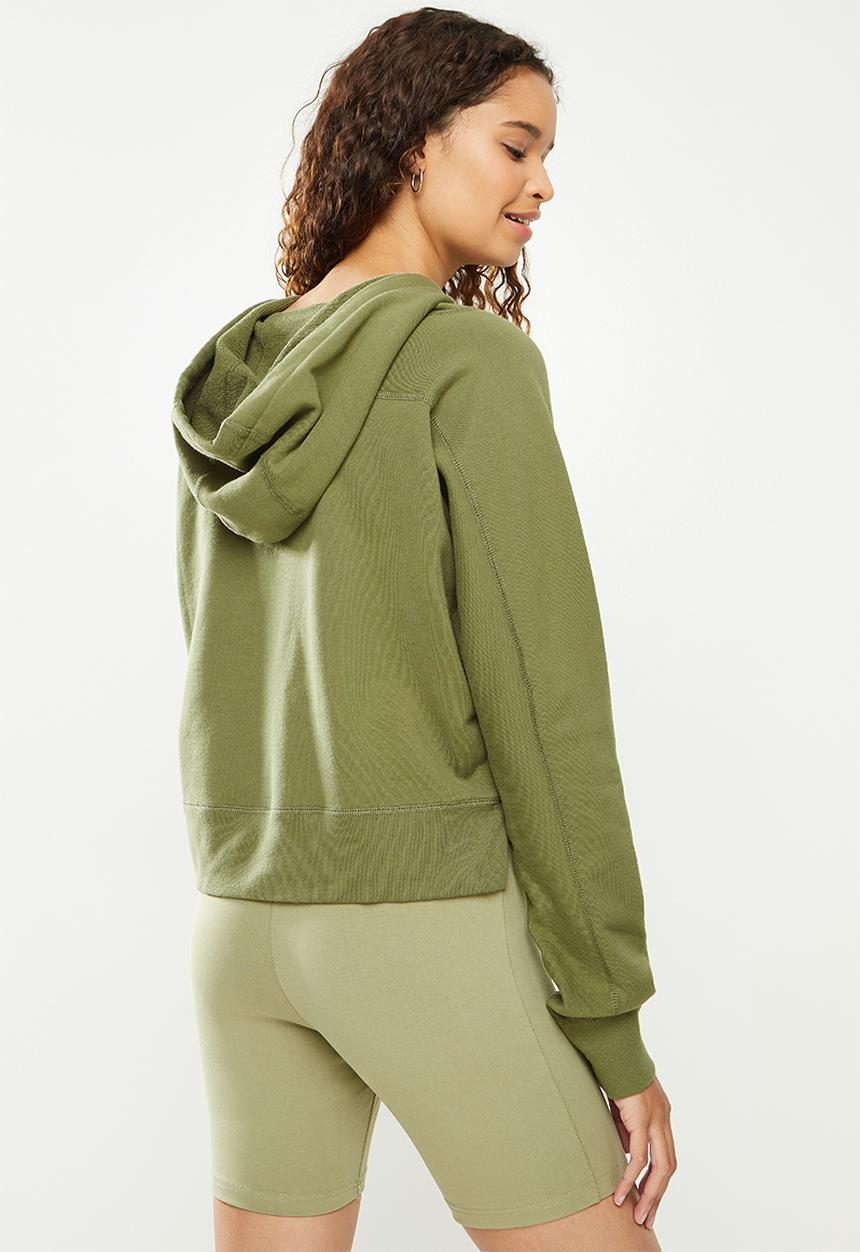 Converse - Converse essentials mid pullover hoodie - green 