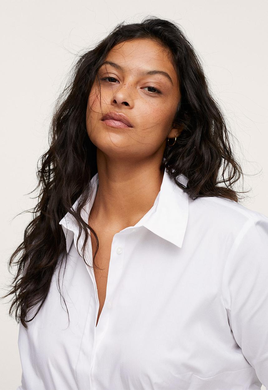 MANGO - Plus shirt sofia - natural