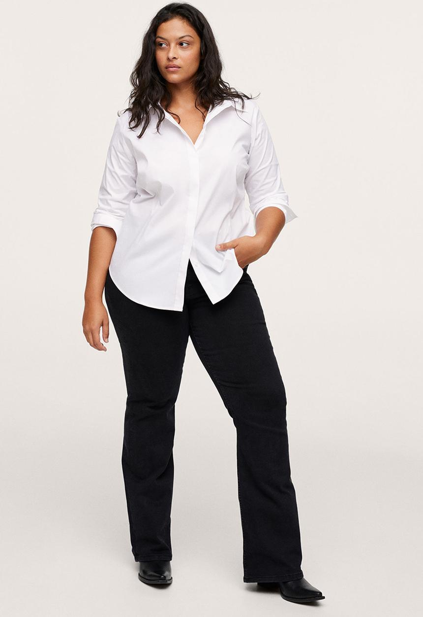 MANGO - Plus shirt sofia - natural