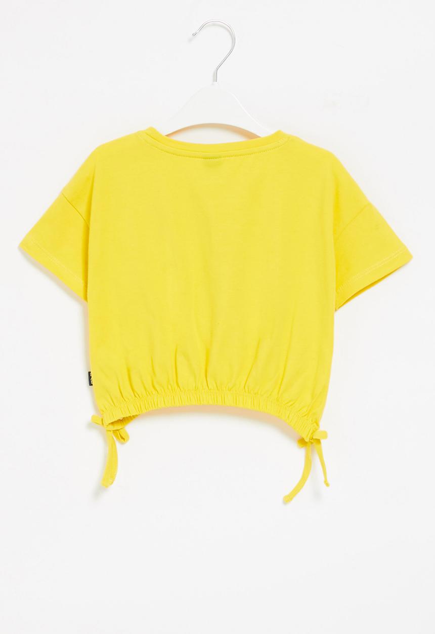 LAB - Girls lab crop top - yellow