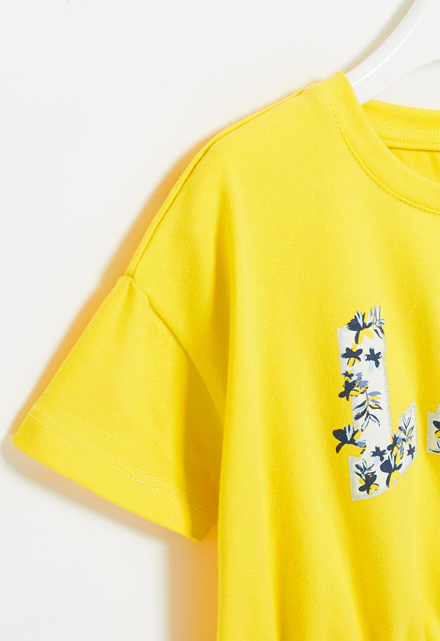 LAB - Girls lab crop top - yellow