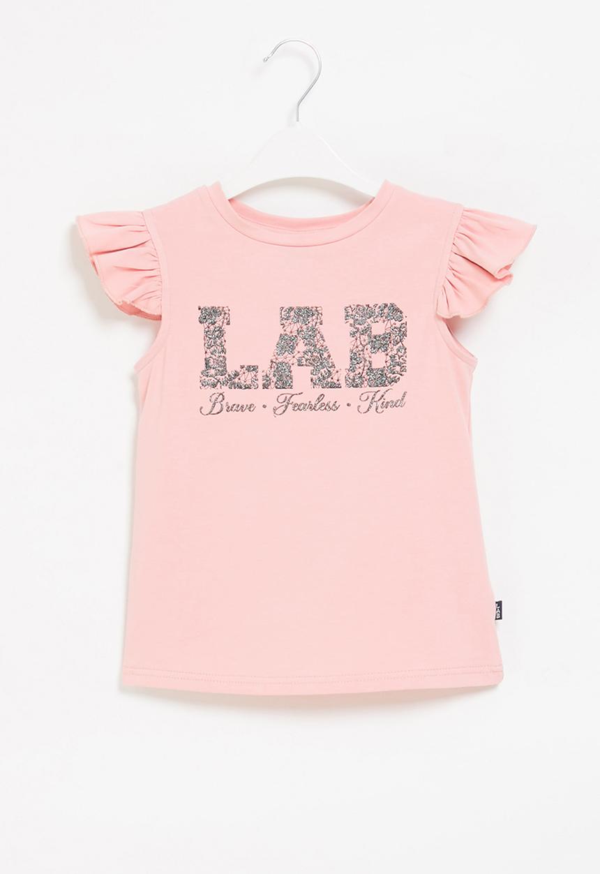 LAB - Girls lab short sleeve tee - pink