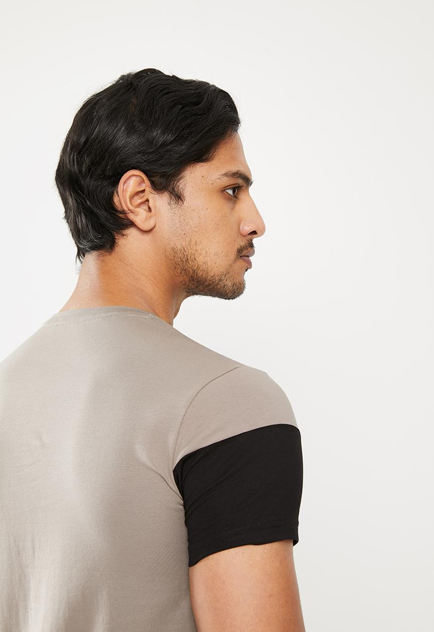 Pierre Cardin - Stretch crew cut & sew - grey
