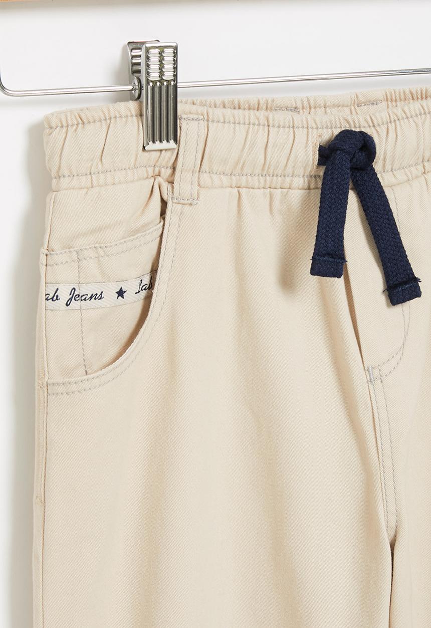 LAB - Boys cuffed joggers - stone