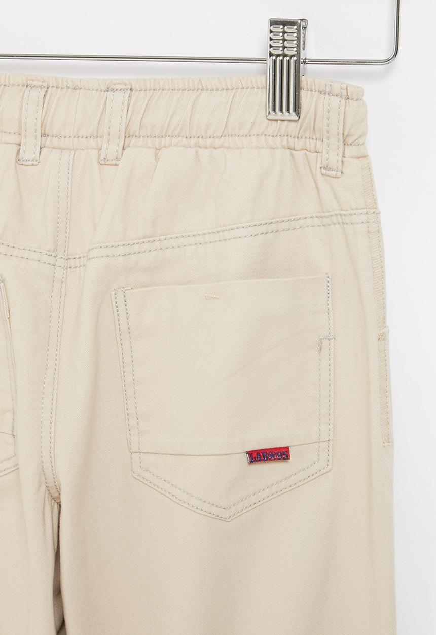 LAB - Boys cuffed joggers - stone