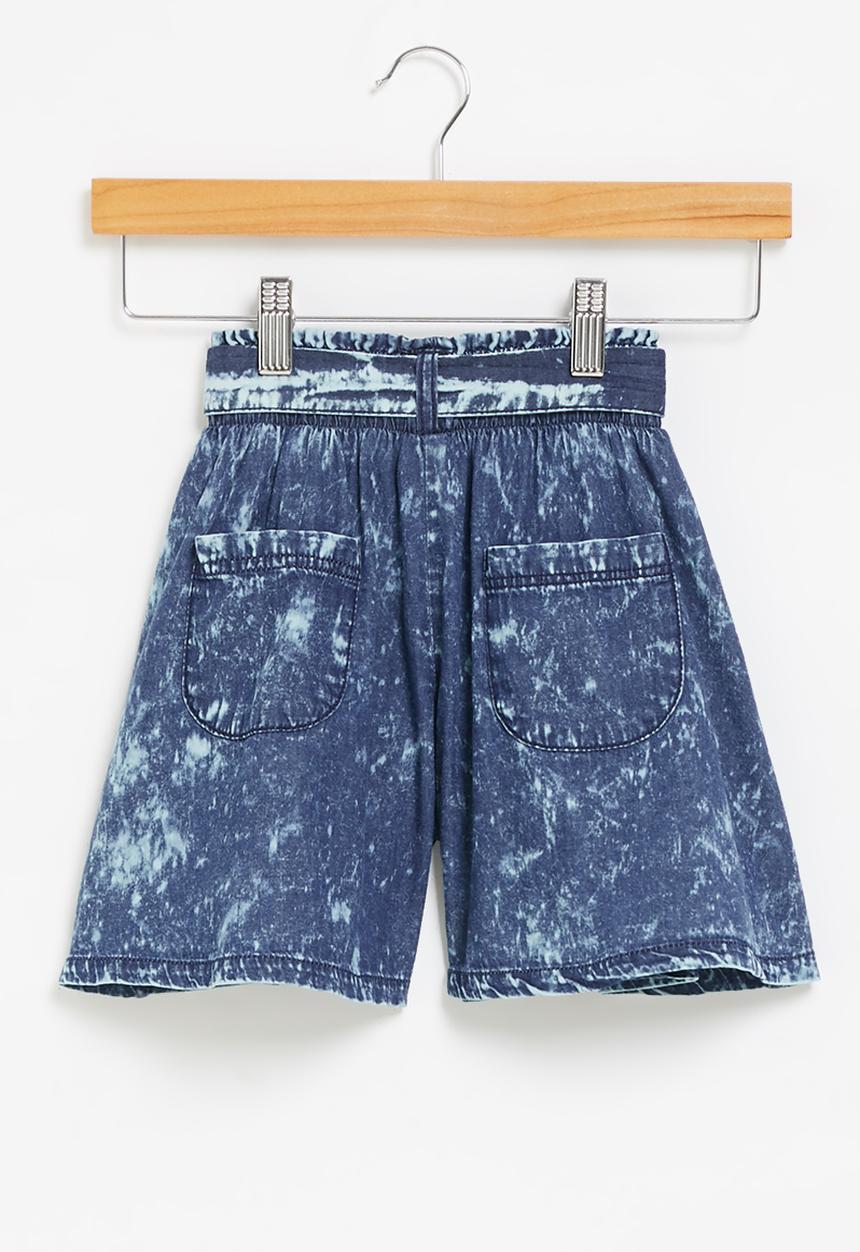 LAB - Girls tie-dye skort - blue