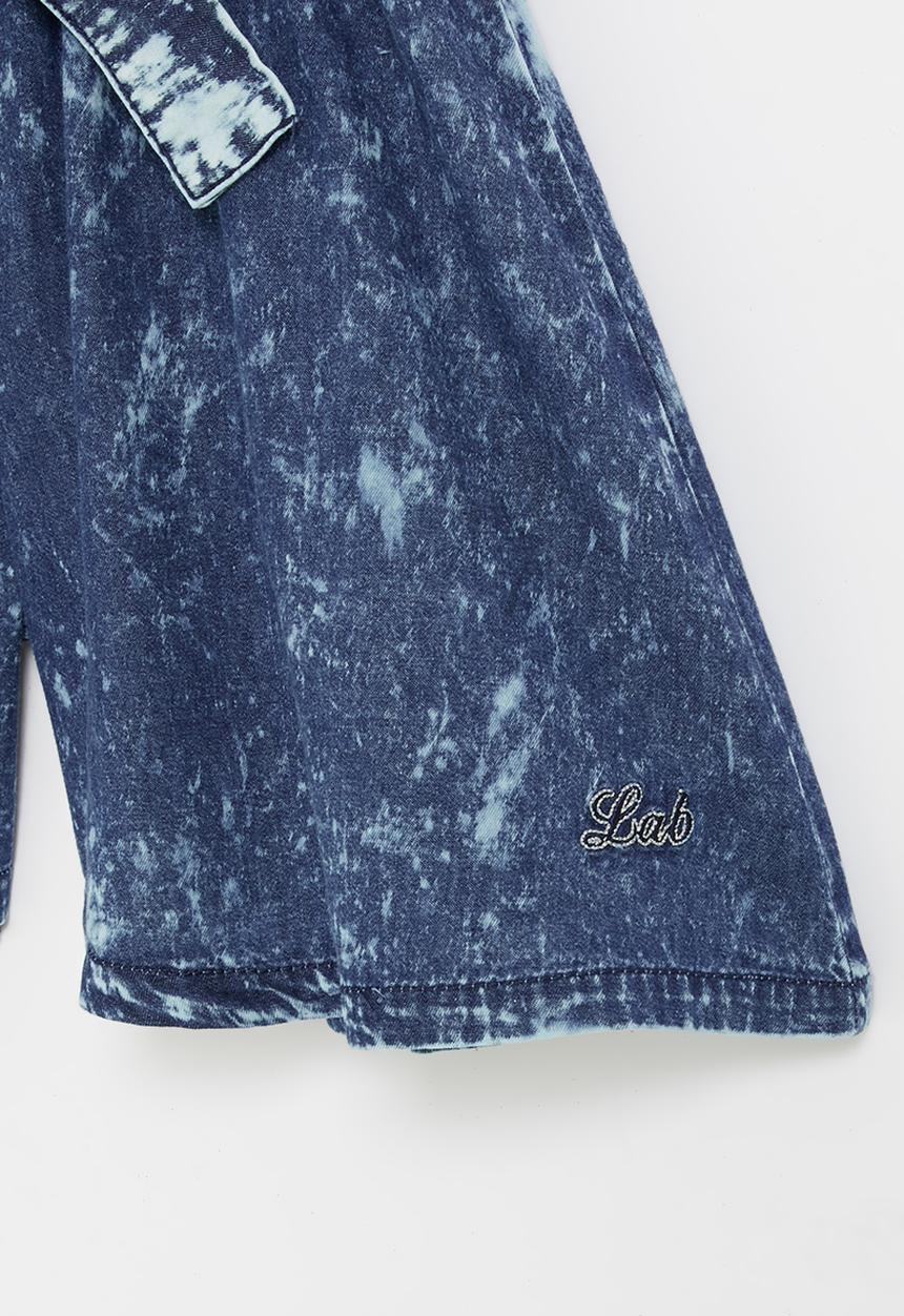 LAB - Girls tie-dye skort - blue