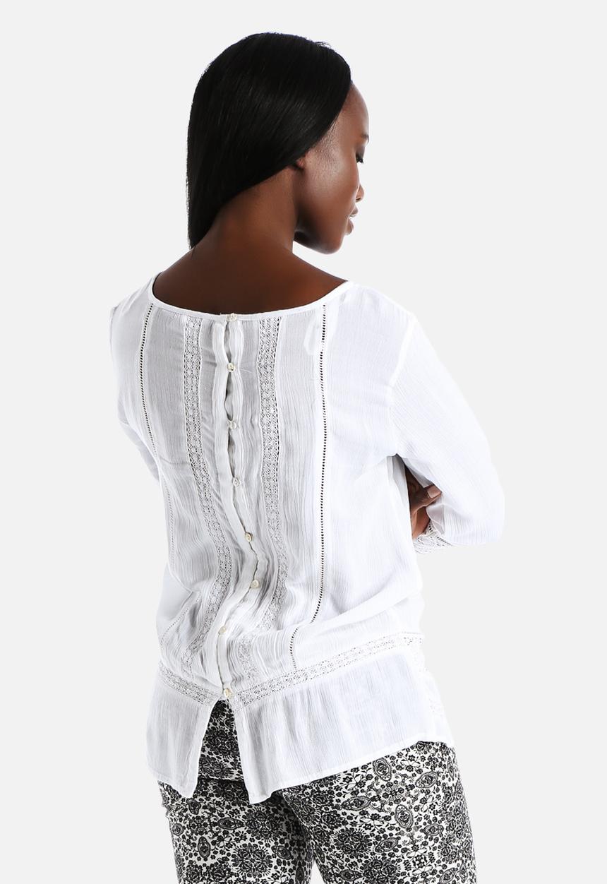 New Look - Dora Long Sleeve Insert Shell Shirt