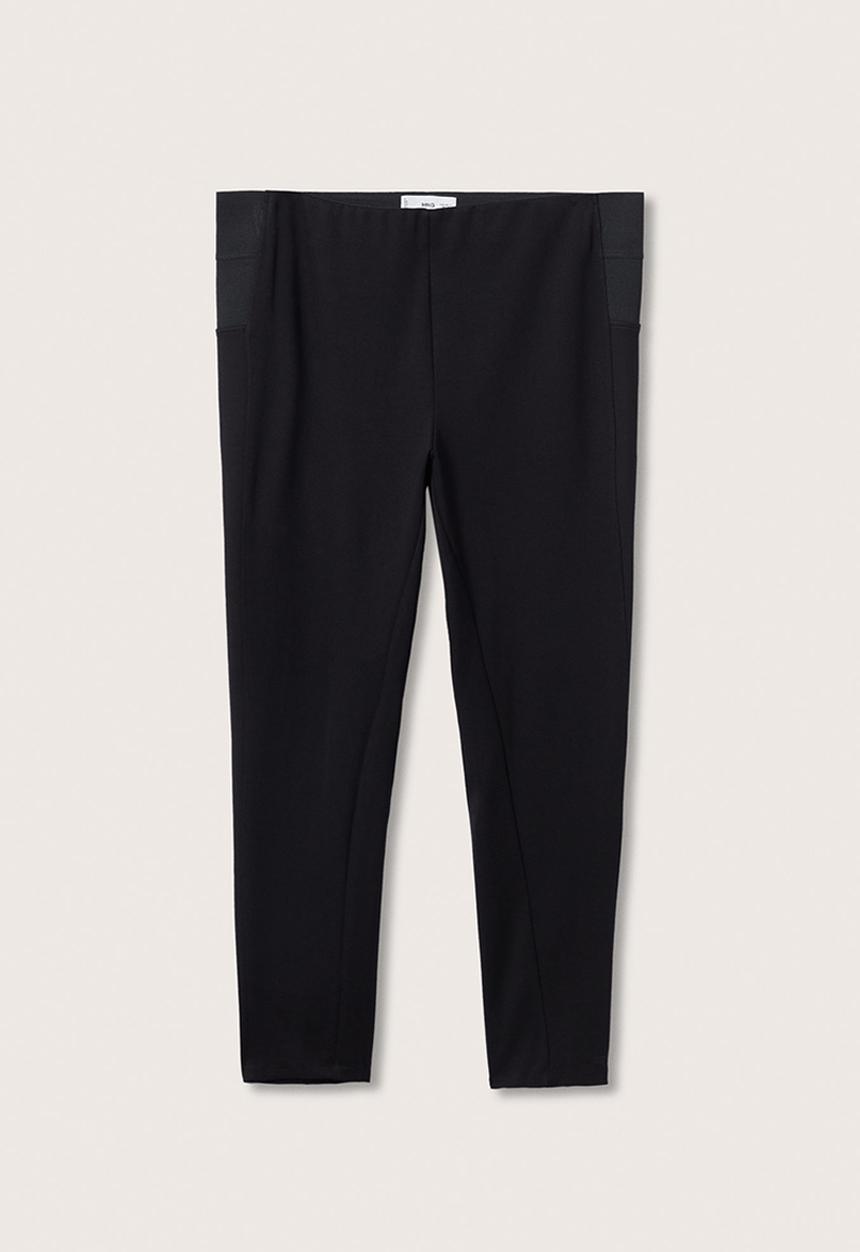 MANGO - Plus leggings chip - black
