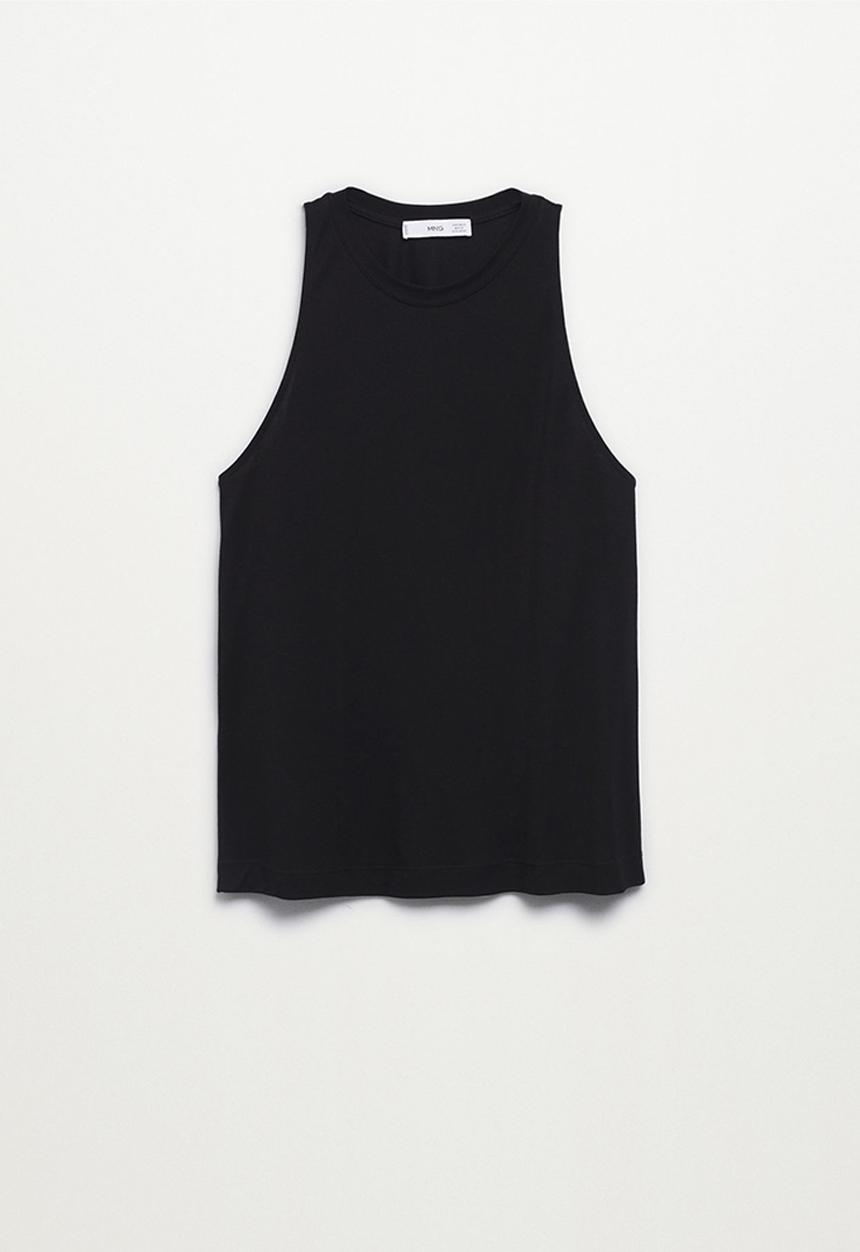 MANGO - Top lyo - black