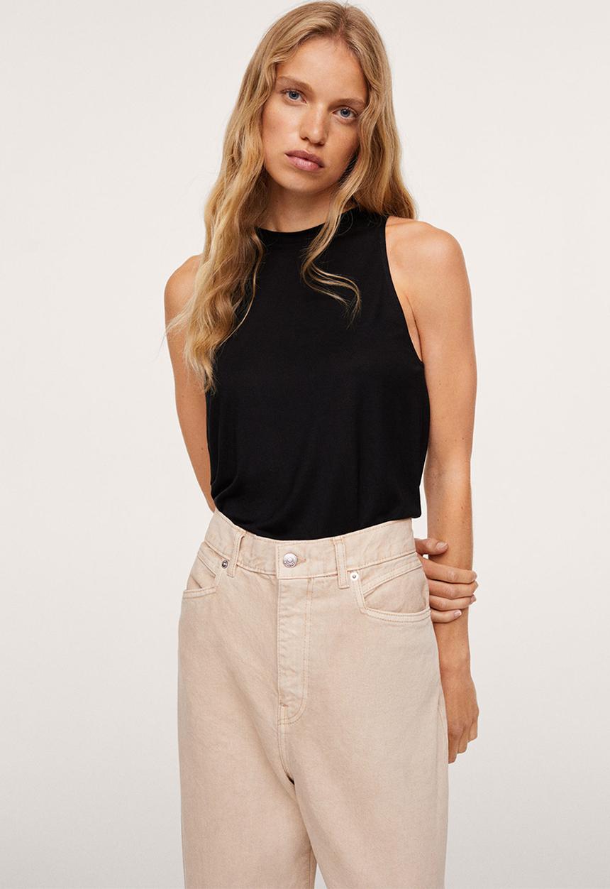 MANGO - Top lyo - black