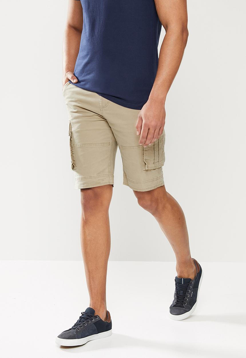 urban° - Urban cargo shorts - stone