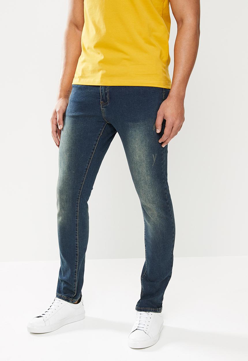 Pierre Cardin - Skinny fit - small rip - blue