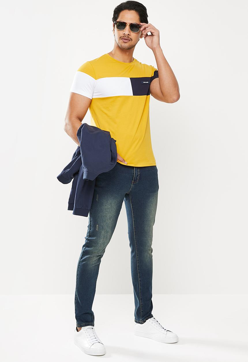 Pierre Cardin - Skinny fit - small rip - blue