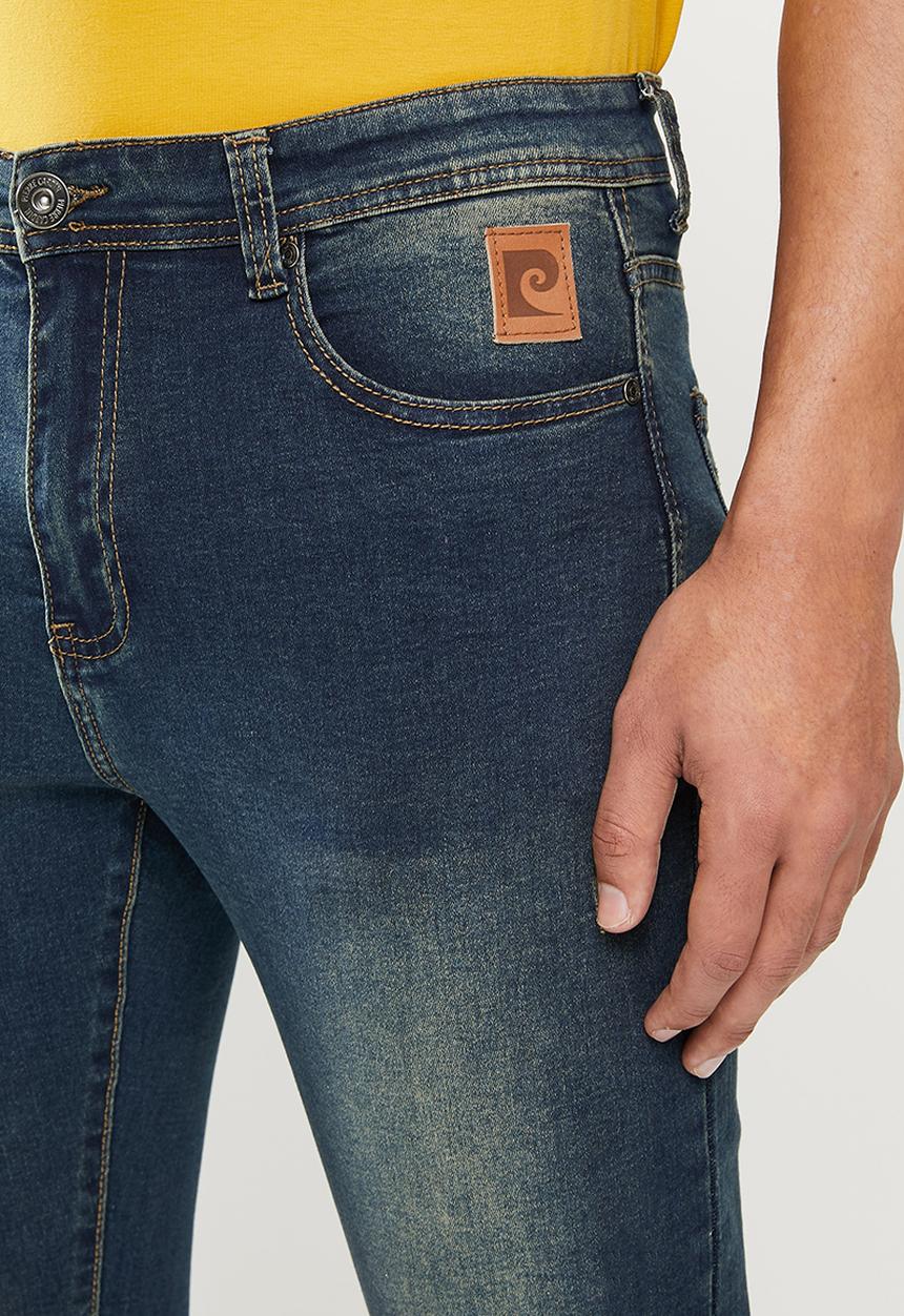 Pierre Cardin - Skinny fit - small rip - blue