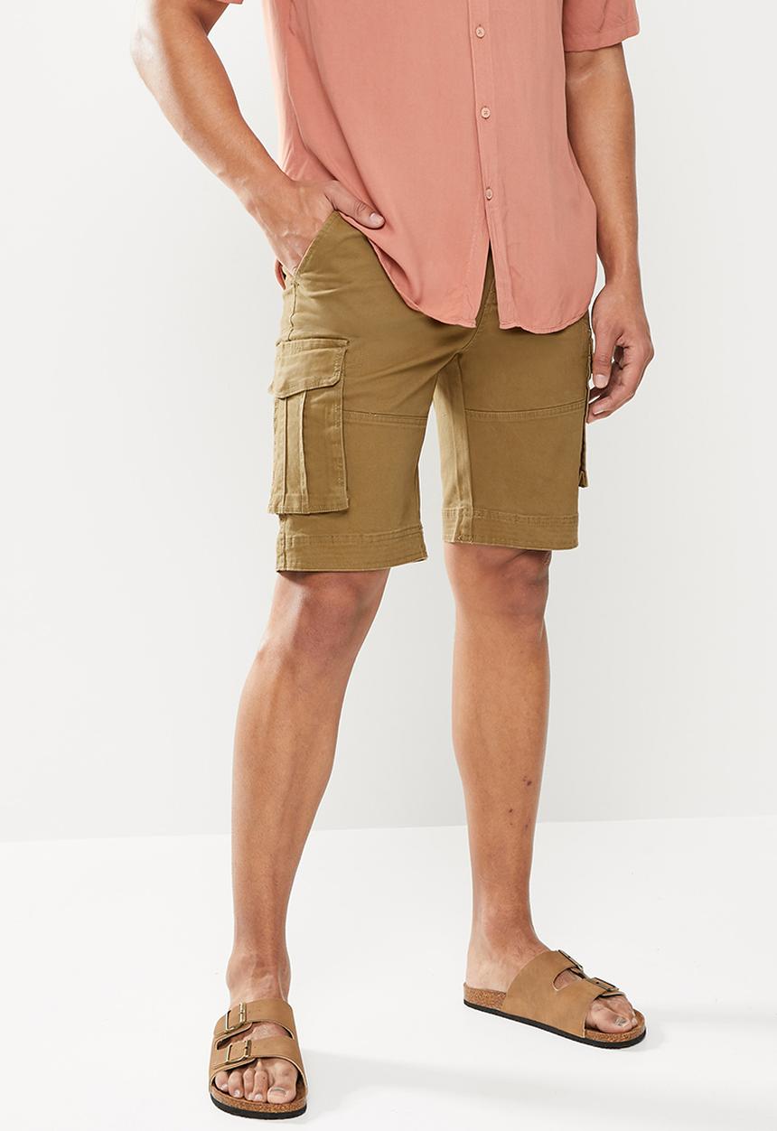 urban° - Urban cargo shorts - tobacco