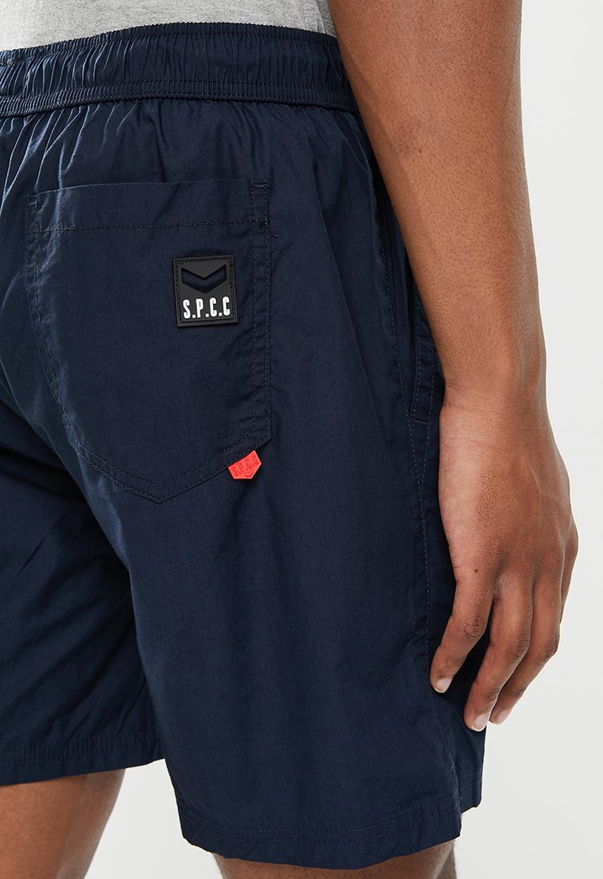 S.P.C.C - Madsen regular fit elasticated shorts - navy