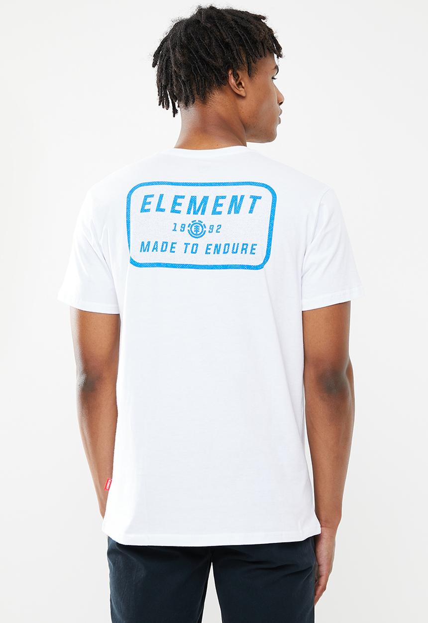 Element - Fun box short sleeve tee - white