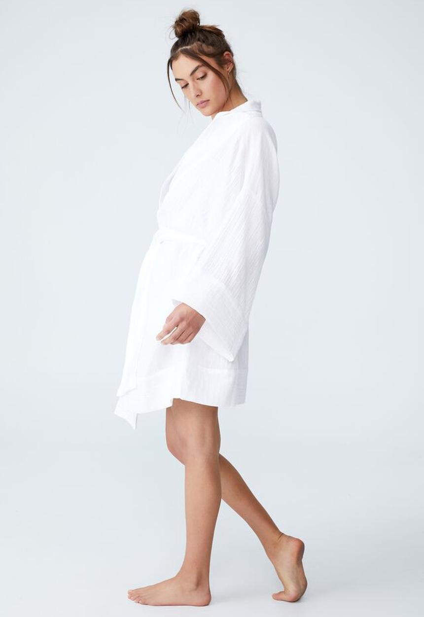 Cotton On - Pre party robe - white
