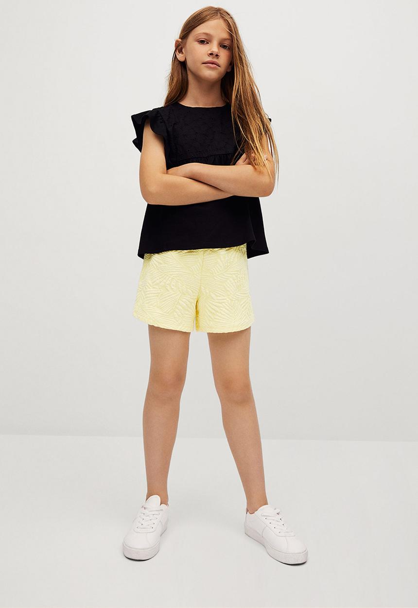 MANGO - Shorts malibup - yellow