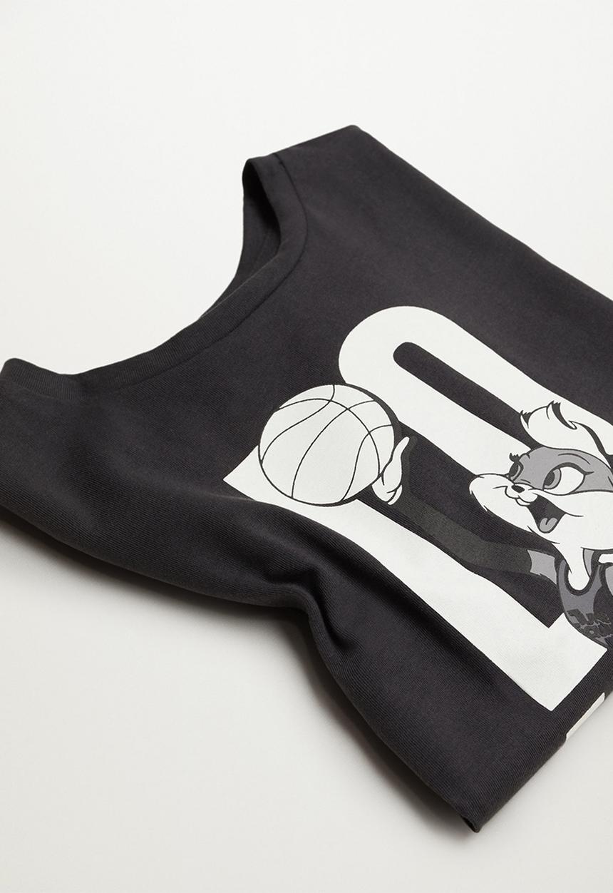 MANGO - T-shirt lola - dark grey