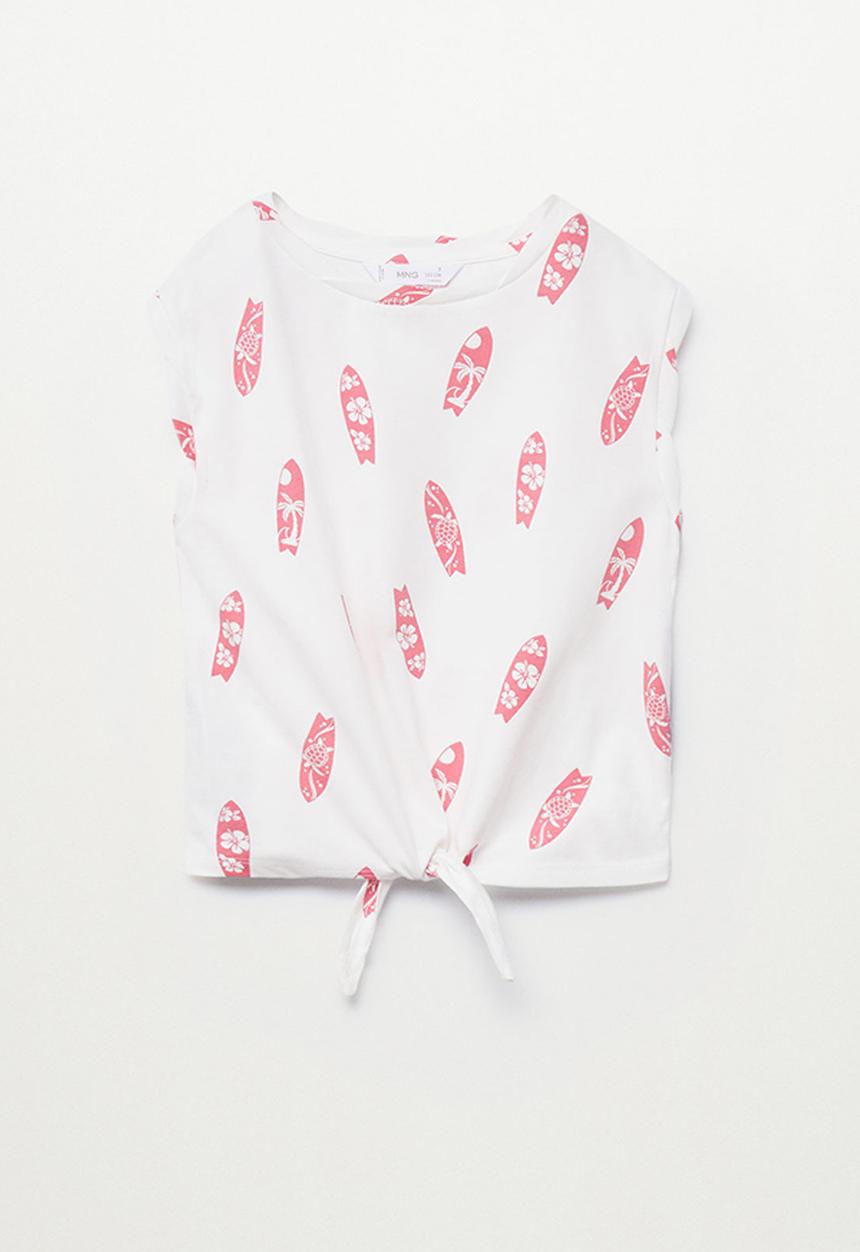 MANGO - T-shirt safari - white