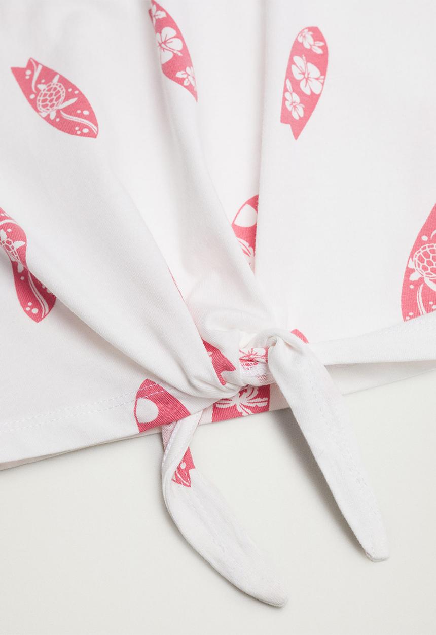MANGO - T-shirt safari - white