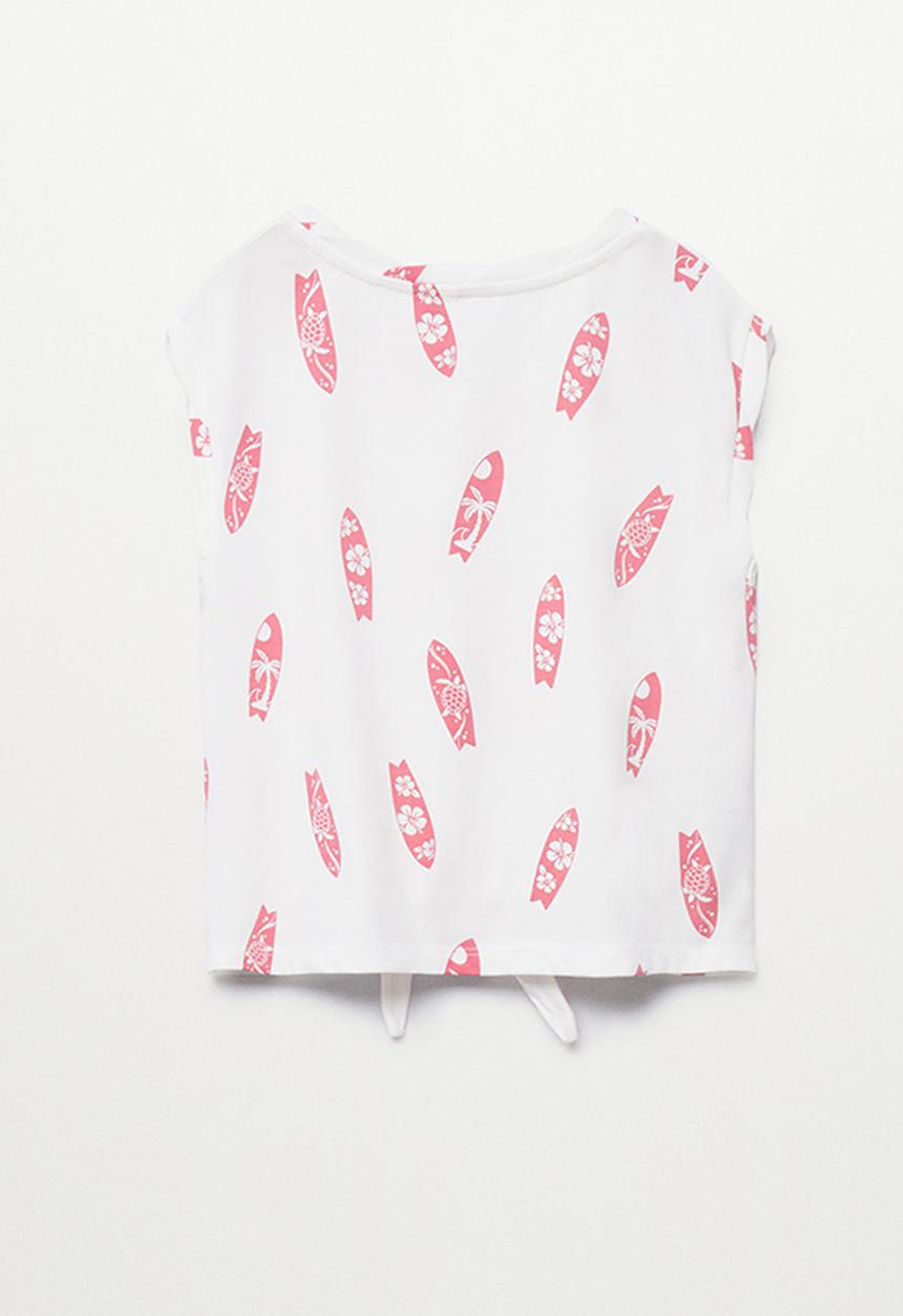 MANGO - T-shirt safari - white