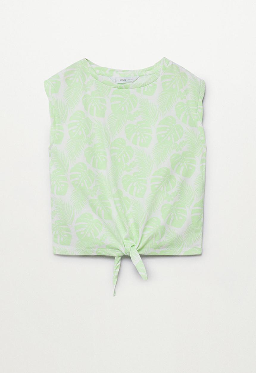 MANGO - T-shirt safari - green