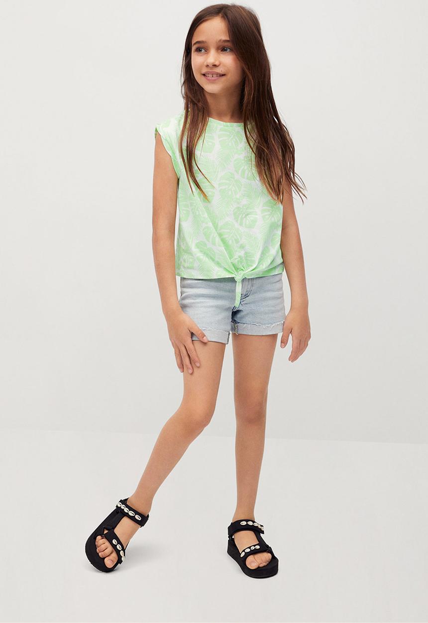 MANGO - T-shirt safari - green