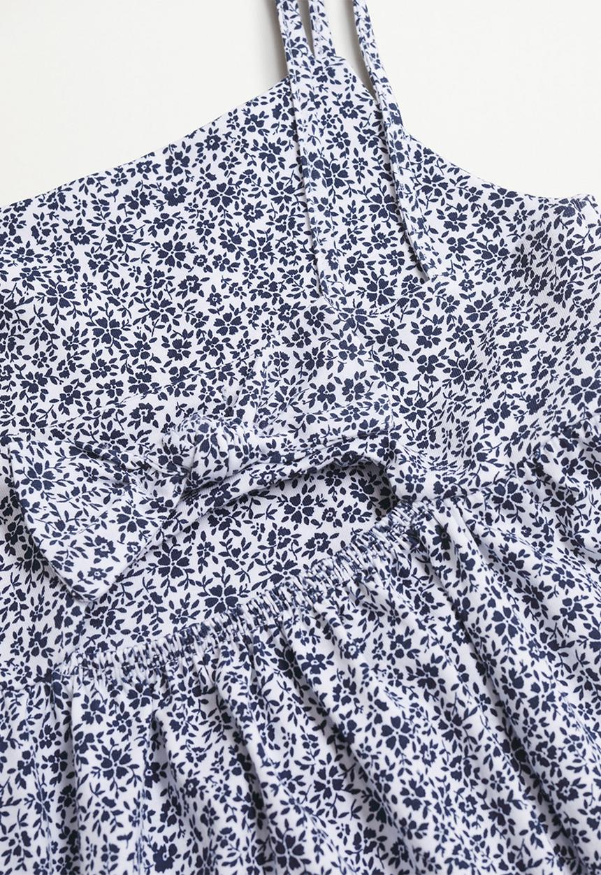 MANGO - Dress camerun - navy