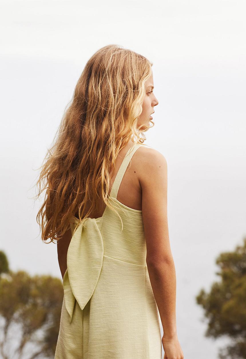 MANGO - Jumpsuit bahia - yellow