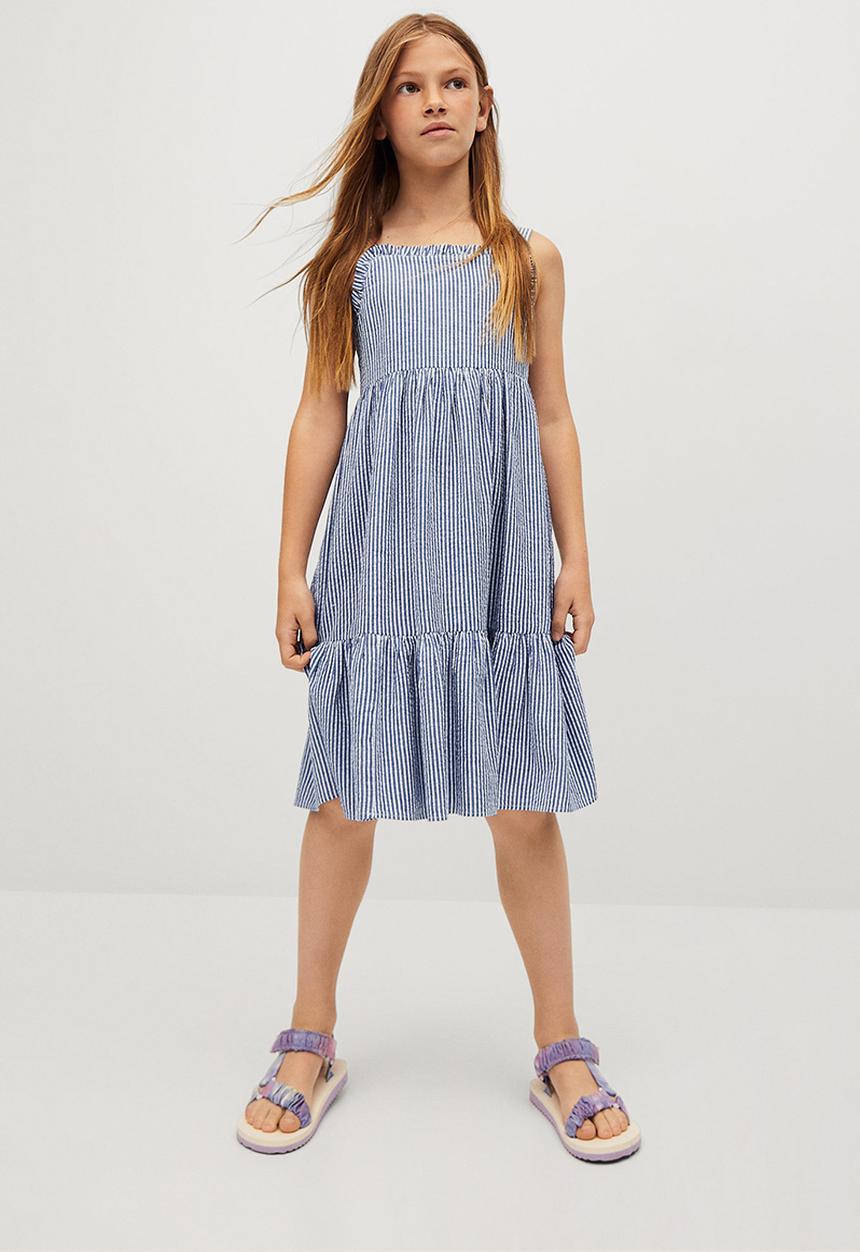 MANGO - Dress finja - medium blue