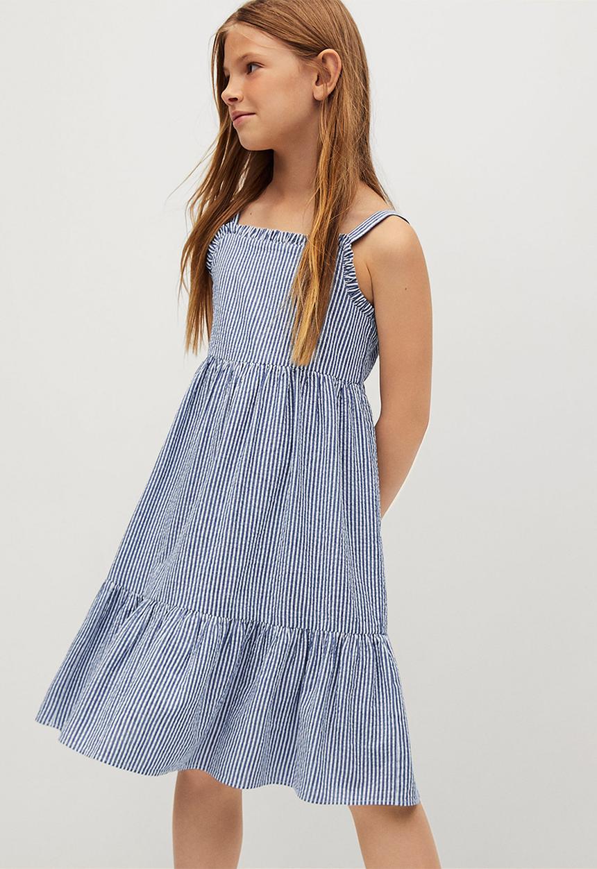 MANGO - Dress finja - medium blue