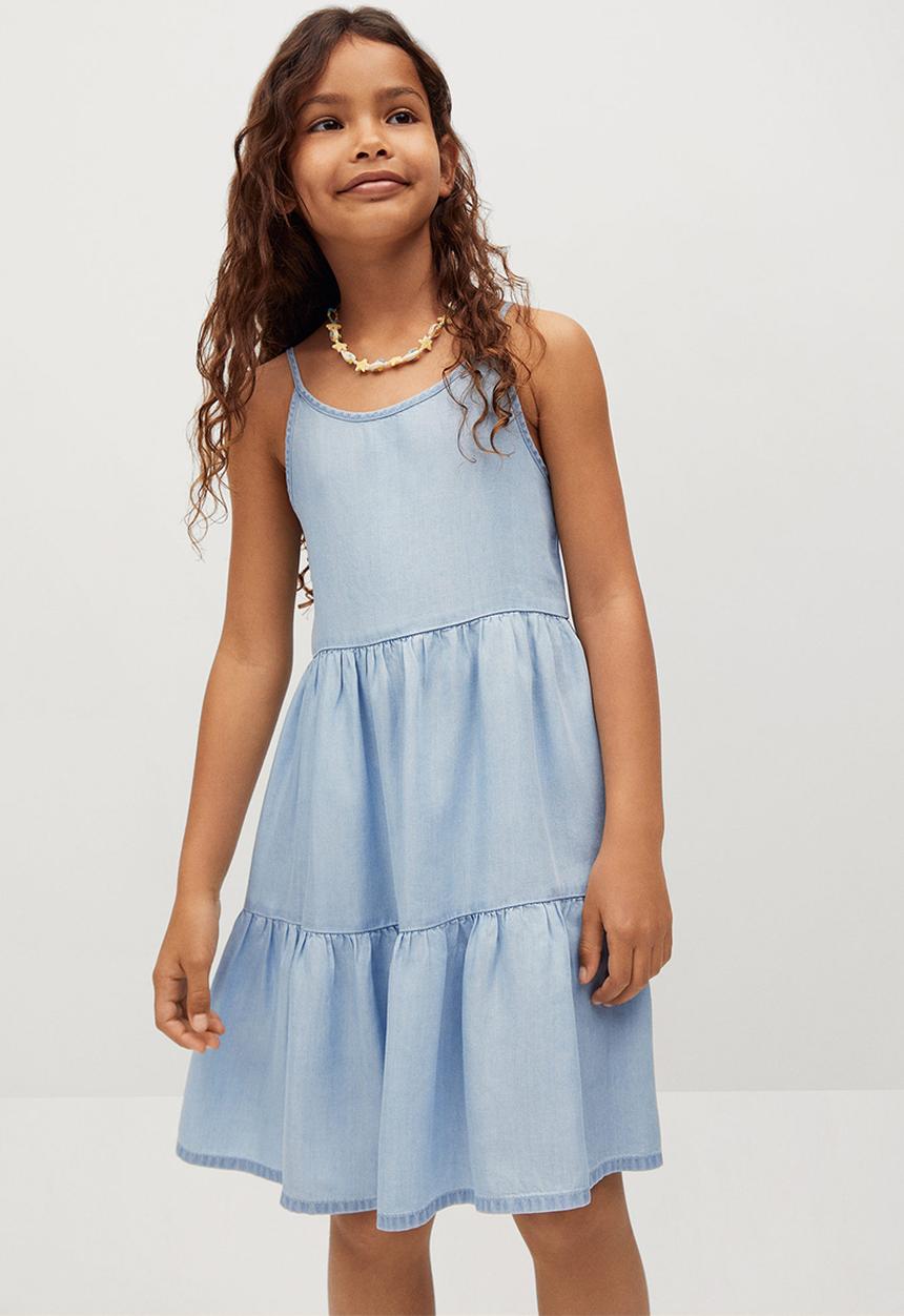 MANGO - Dress hawai - blue