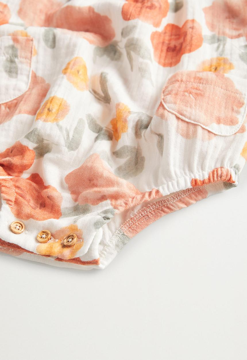 MANGO - Dungarees gardenbo - white