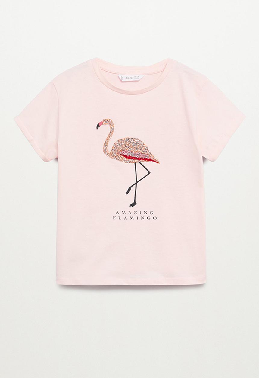 MANGO - T-shirt piedra - light pink