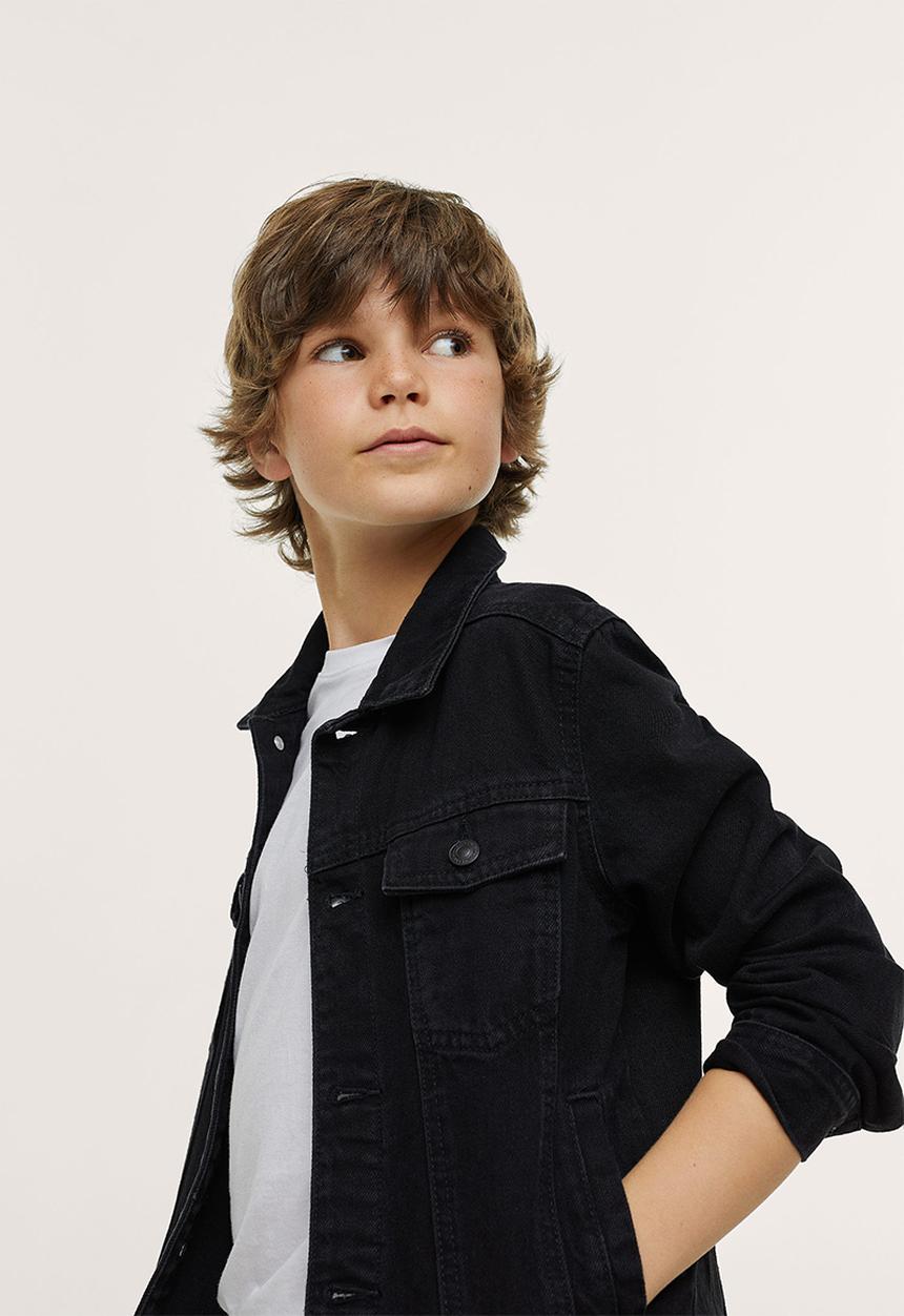 MANGO - Jacket john - black 