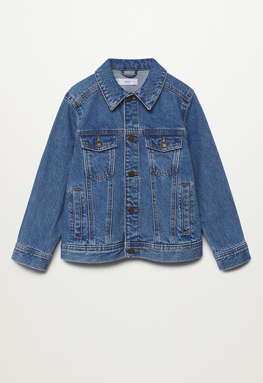 MANGO - Pocket denim jacket - open blue 1