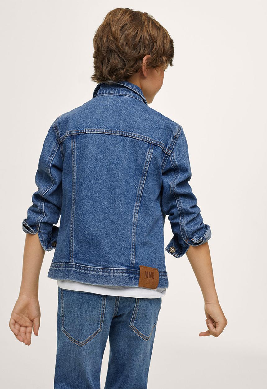 MANGO - Pocket denim jacket - open blue 1