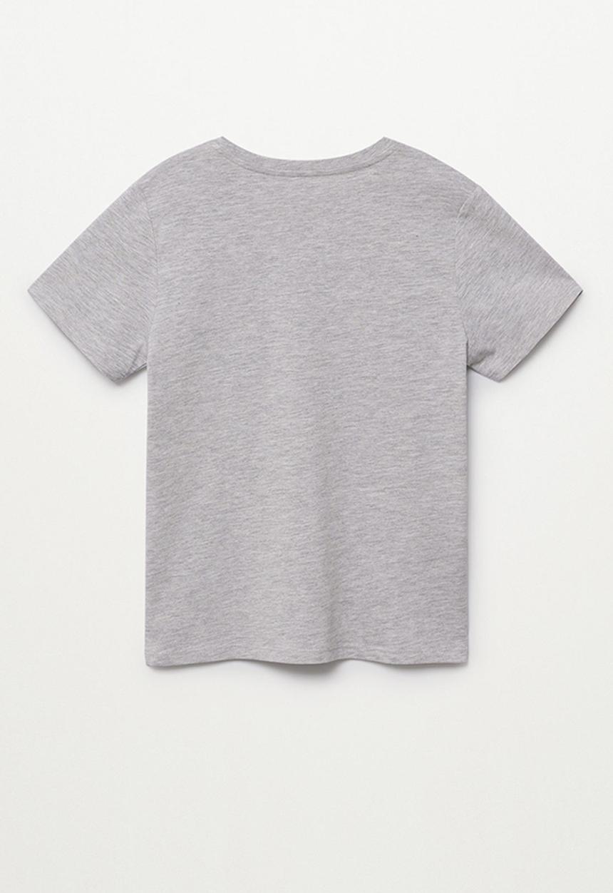 MANGO - T-shirt east - grey 